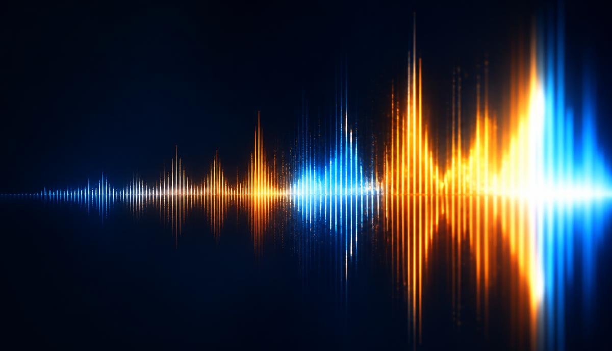 Sound wave visualisation illustrating 70 decibel snoring intensity